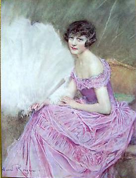 unknow artist Henri Royer Jeune fille oil painting picture